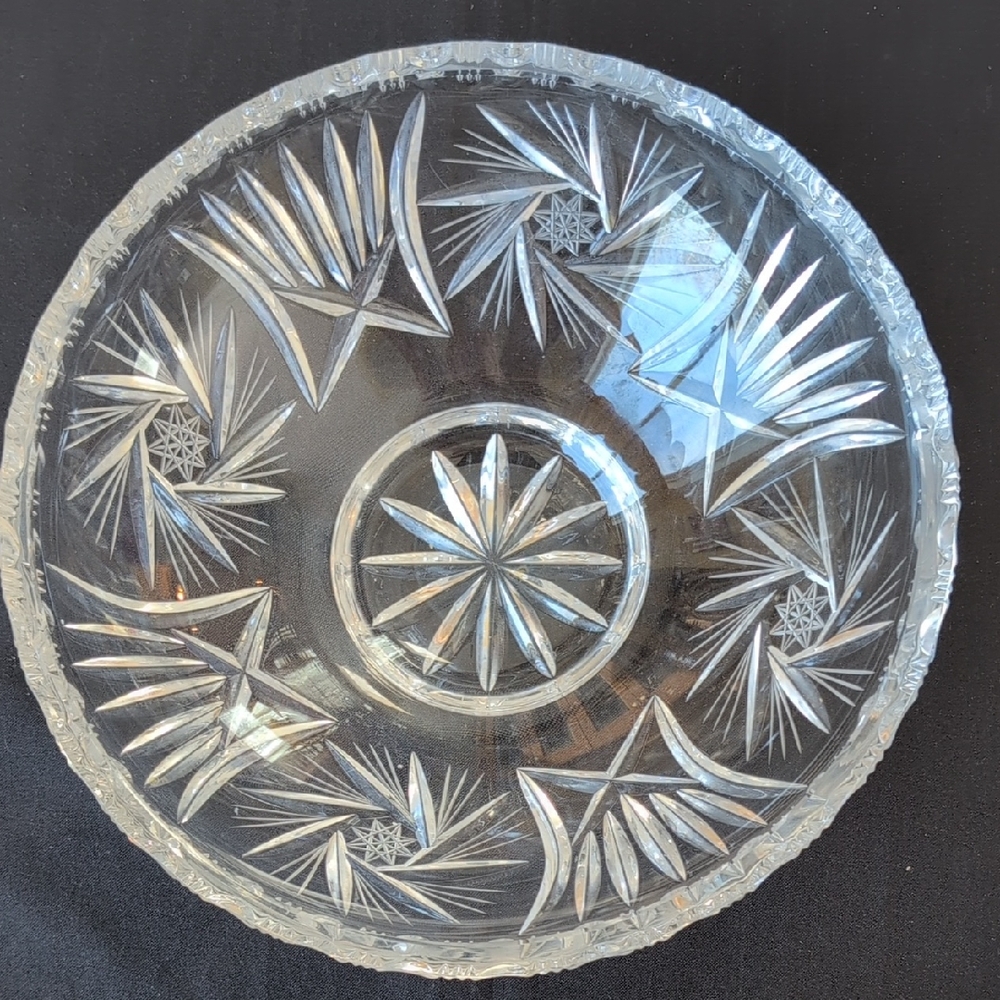 Pinwheel Crystal Bowl